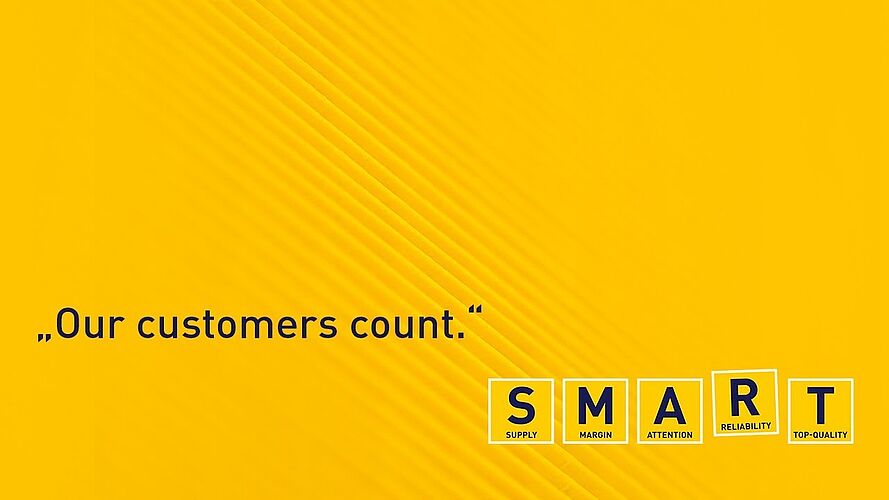 A | ATTENTION. Our customers count.